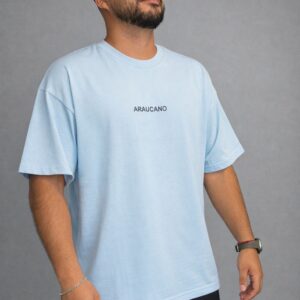 Polera Overzise Celeste