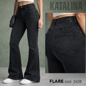 jeans dama flare (combina modelos y tallas)