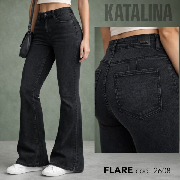 jeans dama flare (combina modelos y tallas)