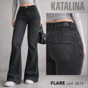 jeans dama flare