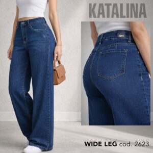 jeans dama wide leg