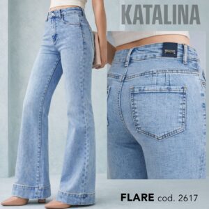 jeans dama flare