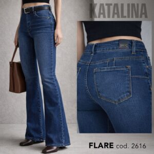 jeans dama flare (combina modelos y tallas)