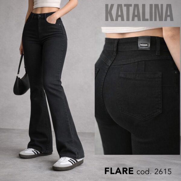 jeans dama flare