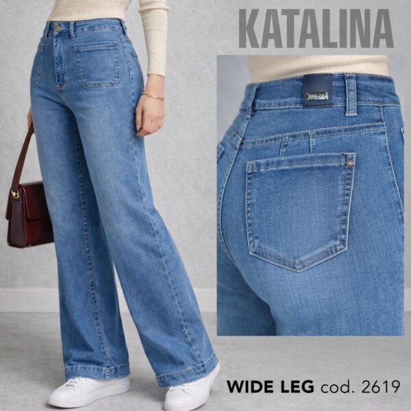 jeans dama wide leg