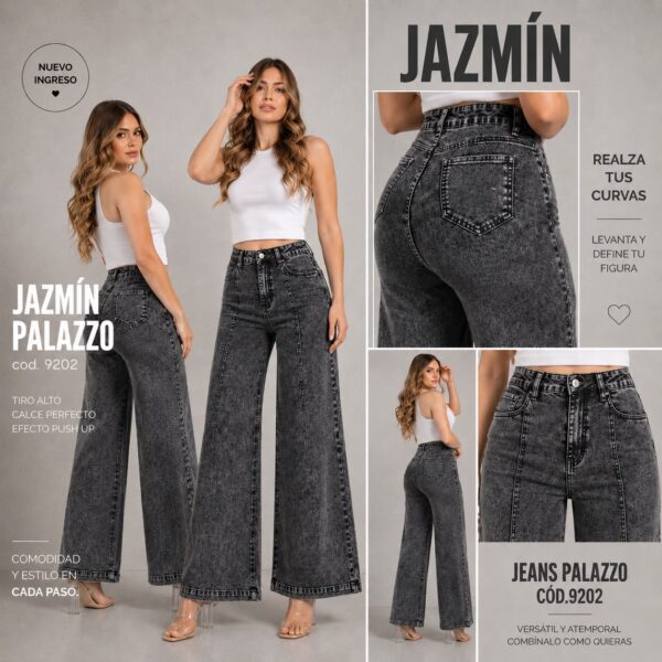 jeans dama palazzo 9202