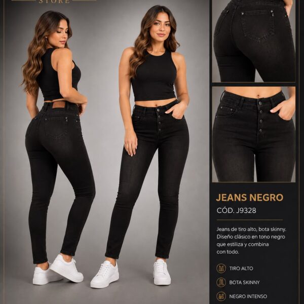 skinny 4 botones 9328